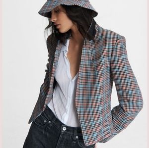 RAG & BONE Elliot Plaid Blazer NWT sz8